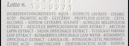 L'erbolario rosemary and burdock face cream for oily and impure skin - крем с репейником и розмарином для жирной и проблемной кожи