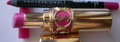 Make Up For Ever Aqua Lip 16C + Губная помада YSL Rouge Volupte №10 = Love