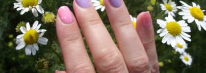 Двухцветный маникюр с лаками от El Corazon - из коллекции Модница