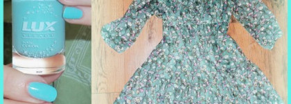 Маникюр к платью от Киры Пластининой или лак Lux Visage # 113