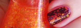 Оранжевая слюда или Порадовал -  лак Golden Rose Scale Effect #03