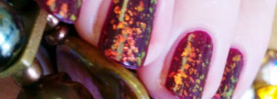 Оранжевая слюда или Порадовал -  лак Golden Rose Scale Effect #03