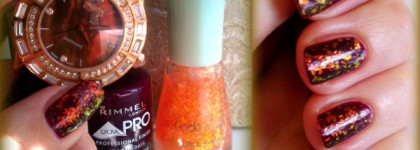 Оранжевая слюда или Порадовал -  лак Golden Rose Scale Effect #03