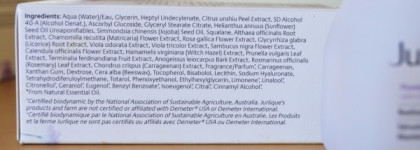 3 продукта от Jurlique и тонизирующий лосьон от Earth Science