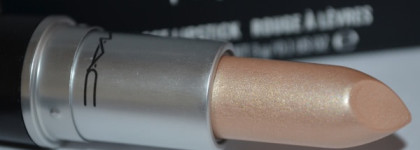 MAC lipstick # Tanarama - Цвет бежевого шампанского с золотом