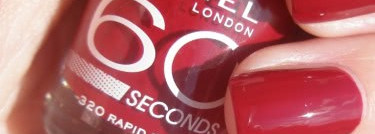 Ну вот я и в красном... (с лаком для ногтей Rimmel 60 Seconds Nail Polish 320 Rapid Ruby)