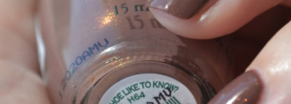 Шоколад на ноготках с лаком OPI Wooden Shoe Like To Know? NL H64