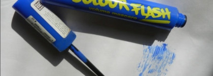 Васильковые очи - примеряю синюю подводку и тушь для ресниц