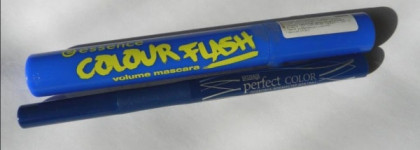 Васильковые очи - примеряю синюю подводку и тушь для ресниц