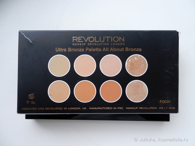 Секрет загорелого лица, или палетка All About Bronze Makeup Revolution