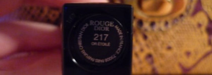 Моё рождество от Dior. Часть первая. Rouge Dior #217 Or Etoile