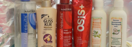 Средства для волос: Matrix, Olicosmetics, Shwarzkopf