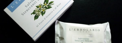 Демакияж с Salviettine Struccanti Delicate Al Fiore D'arancio e al Riso L'erbolario