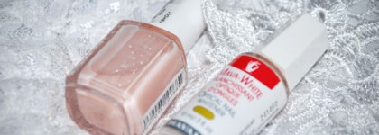 Пастельный маникюр с лаками Essie № 15 и Mavala Mava-White