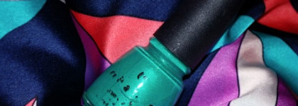 Обращение в бирюзу с Сhina glaze  Тurned up turquoise