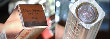 Персиковый нюд с помадой Dior Addict Lipstick 354 Palace из Круизной коллекции лето 2012