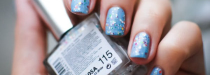 Цветное конфетти - мой вариант ношения глиттера Golden rose Jolly Jewels №115