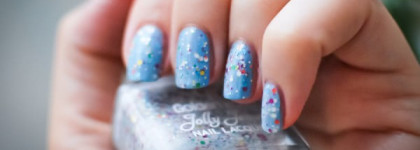 Цветное конфетти - мой вариант ношения глиттера Golden rose Jolly Jewels №115