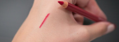 Осенний красный от Inglot: помада + карандаш