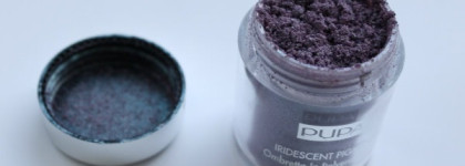 Рассыпчатые тени Pupa Cosmic Beauty Iridescent Pigment  в оттенках 001 Iridescent Silver и 002 Iridescent Blue