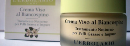 Ночной крем для проблемной кожи L`erbolario Crema Viso al Biancospino/L'Erbolario Hawthorn cream night treatment