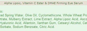 Укрепляющая сыворотка для глаз с витамином С от  Reviva Labs - Reviva Labs Firming Eye Serum with Alpha Lipoic Acid, Vitamin C Ester & DMAE