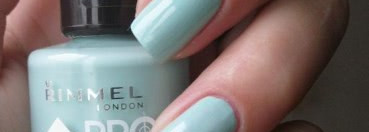 Мята на ногтях с Rimmel Lycra Pro №500 Peppermint