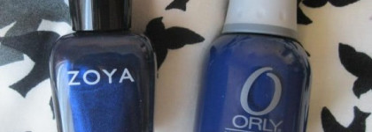 Осень в синих красках с лаками Zoya и Orly