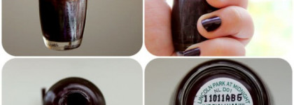 Double, double, toil and trouble - OPI  lincoln park after dark