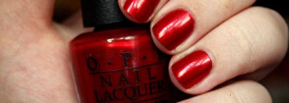 OPI fo fall 2012: Danke-Shiny Red