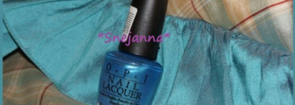 Захотелось в дождливую осень.. яркой дискотеки?! OPI NL B54 Teal the cows come home