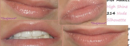 Исключительно нюдовые губки с Dior Addict High Shine 214 Nude Silhouette