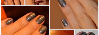 Звездное небо на ногтях с Golden Rose Holographic  Color Nail Laquer #119