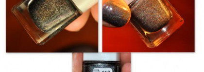 Звездное небо на ногтях с Golden Rose Holographic  Color Nail Laquer #119