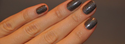 Звездное небо на ногтях с Golden Rose Holographic  Color Nail Laquer #119