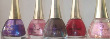 Представители семейства «Golden Rose Paris» в моей лаковой косметичке