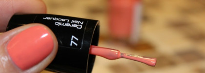 Персиковое настроение с Artdeco ceramic nail lacquer #77