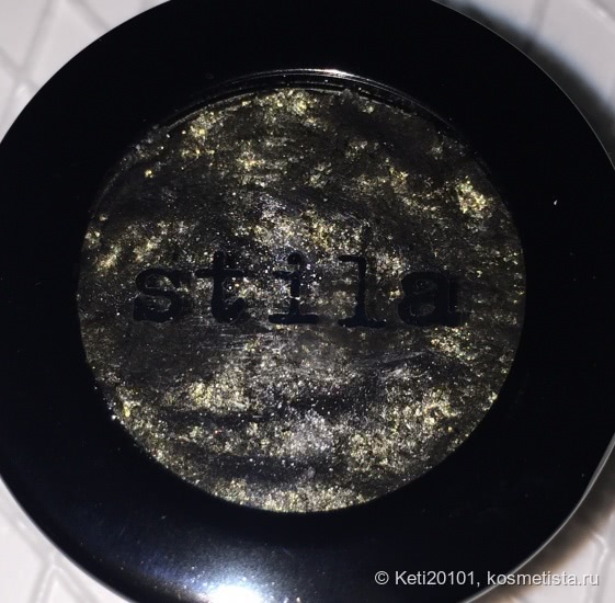 Новогодняя сверкалка Stila Magnificent Metals Eye Liner, Metallic Black Gold