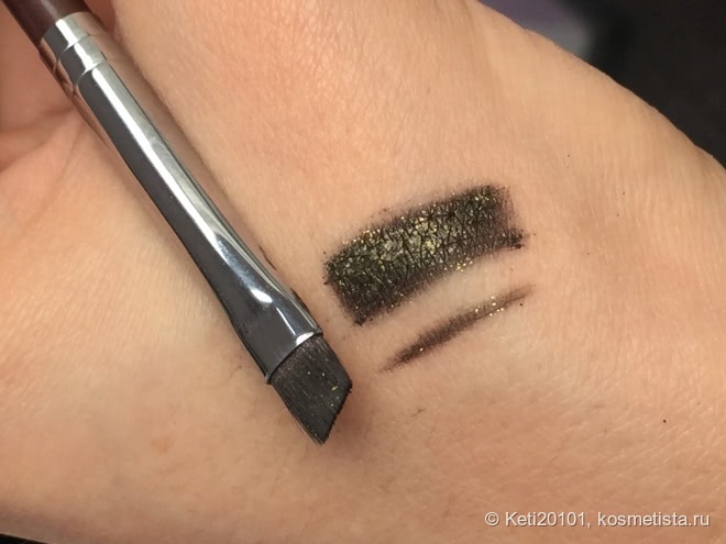 Новогодняя сверкалка Stila Magnificent Metals Eye Liner, Metallic Black Gold