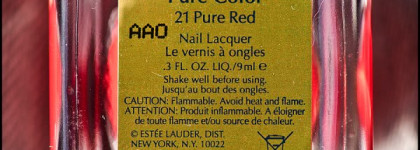 Красный пост с Estee Lauder Pure Color Nail Lacquer