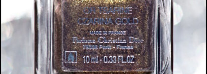 Золотые искры с Dior Vernis Czarina Gold