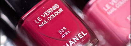 Chanel Le Vernis Nail Colour 533 April и Chanel Le Vernis Nail Colour  511 Pearl Drop