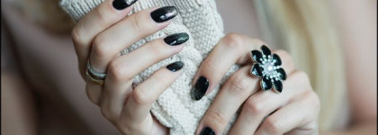 Chanel 219 Black Satin &  Chanel 529 Graphite