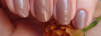 Какао на ногтях с Golden Rose №49