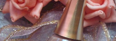 Какао на ногтях с Golden Rose №49