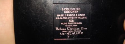 Разочарование от Dior. Тени Dior 5 couleurs designer all-in-one artistry palette #508 nude pink design