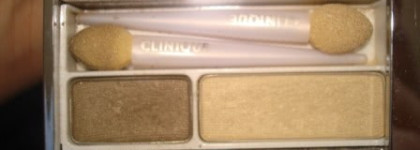 Тени Clinique pair of shades eye shadow duo # 42 spring wedding и high impact eye shadow duo # 07 the blues в моей косметичке