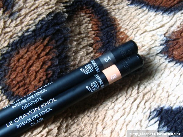 Два карандаша для глаз - Chanel Le Crayon Khol 69 и 64, Отзывы покупателей