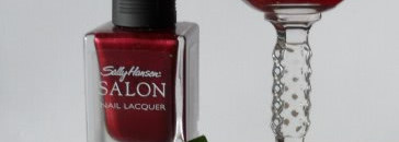 Осенний лак Sally Hansen Salon Nail Lacquer  360 Wine Not?