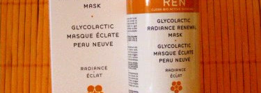 Маска c кислотами от REN.  Glycolactic Radiance Renewal Mask